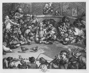 Billet de fosse, 5 novembre 1759 (gravure)