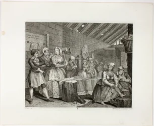 Quatrième planche, tirée de A Harlot