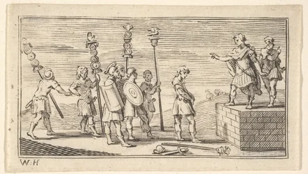 Décharge honteuse John Beaver, Châtiments militaires romains, 1725, après 1725