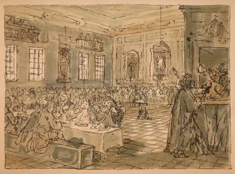 Esquisse pour Industry and Idleness - Planche VIII, 1747