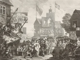 La foire de Southwark. 1733