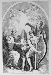 Le retable de St Clements Danes, Strand