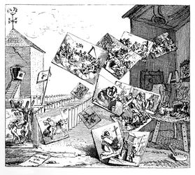 La bataille des images, 1745