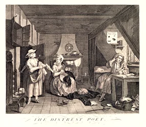 Le poète en détresse, 1741