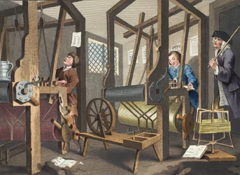 Les compagnons apprentis à leurs métiers, planche I de 