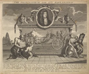 Frontispice et son explication, planche 1 : Illustrations de Samuel Butler