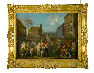 La marche des gardes à Finchley, 1750