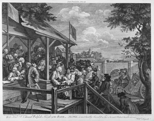 Le vote, 1758