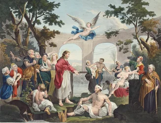 La piscine de Bethesda, illustration de 