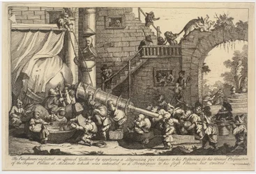 La punition infligée à Lemuel Gulliver