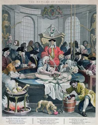 La Récompense de la Cruauté, de Les Quatre Étapes de la Cruauté, gravé par Thomas Cook (1744-1818) 1799