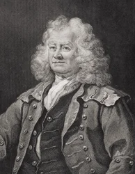 Thomas Coram, gravé par J.W. Cook