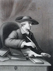 Thomas Morell (1703 – 1784) librettiste anglais, érudit classique par William Hogarth