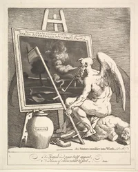 Le Temps fumant une image, vers 1761