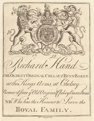 Feuille de Commerce pour : Richard Hand, Le Plus Ancien Boulanger Original de Chelsey Bunn au King