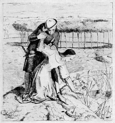 Une gravure dans le Germ, 1904