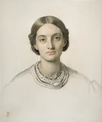 Fanny Holman Hunt, vers 1860
