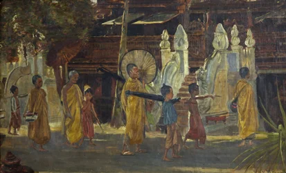 Une procession en Birmanie