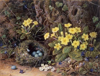 Nature morte avec un nid d