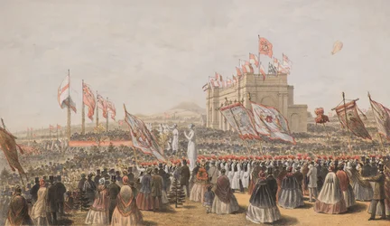 Ouverture du parc Baxter Dundee 9 septembre 1863