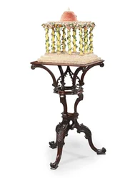 Support tripode George III avec temple