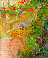 Chaise en osier, 2000