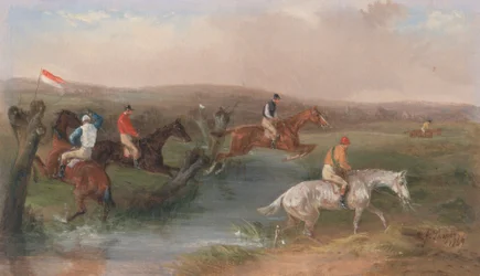 Course de steeple-chase : Le ruisseau