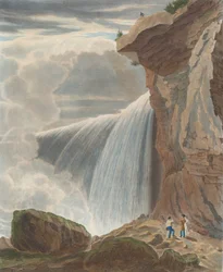 Chutes du Niagara depuis Table Rock, 1829