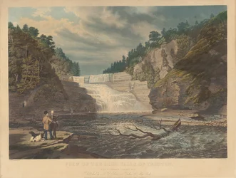 Vue des High Falls de Trenton : West Canada Creek, New York