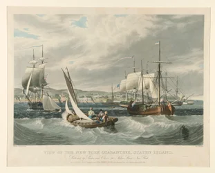 Vue de la quarantaine de New York, Staten Island