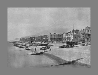 La Parade Worthing, vers 1900