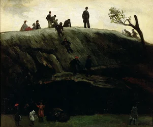 Garçons glissant, vers 1897