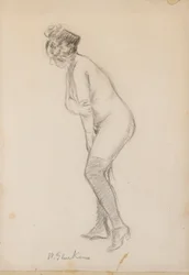 Femme nue debout