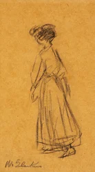 Femme marchant