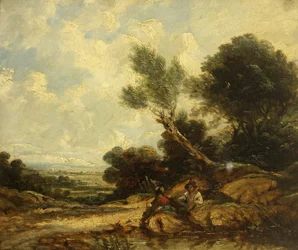 Paysage avec figures