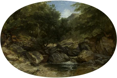 Ruisseau rocheux à Lynmouth
