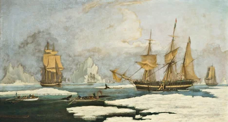 La pêche à la baleine du Nord : Le navire Harmony de Hull et d