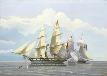 La capture du navire espagnol de traite négrière 