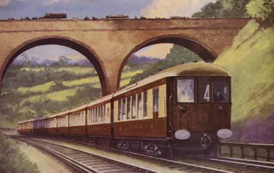 Le "Brighton Belle" (lithographie couleur)