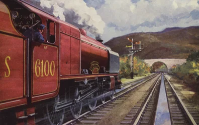 Le LMS "Royal Scot" (lithographie couleur)