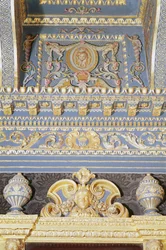 Détail du plafond de la Salle de Velours Bleu