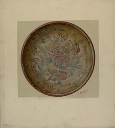 Assiette allemande de Pennsylvanie, vers 1937