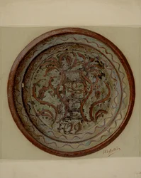 Assiette allemande de Pennsylvanie, vers 1937