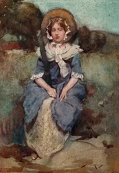 Illustration pour The Deserted Village par Oliver Goldsmith