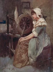 Illustration pour The Deserted Village par Oliver Goldsmith