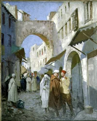 Scène de rue marocaine (Tétouan)