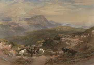 Scène dans les Highlands, 19ème siècle