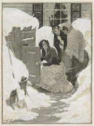 Esquisse pour une illustration de livre
