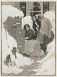 Esquisse pour une illustration de livre