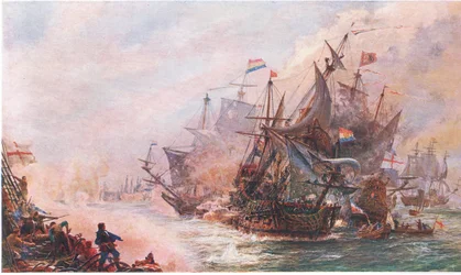 Engagement de trois jours de Blake avec Von Tromp, de l